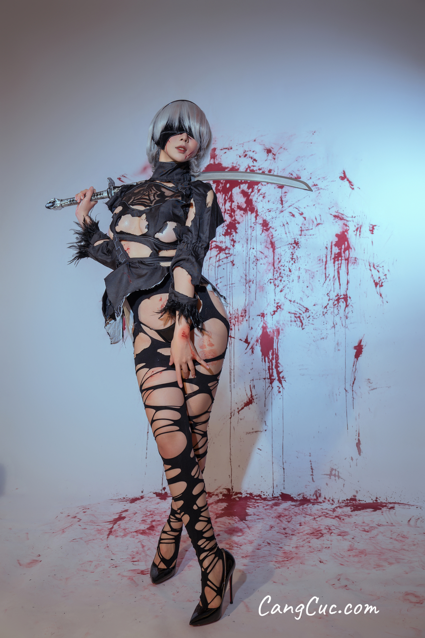 Coser@云溪溪 (Yunx1x1) & 奶桃 – 2B本 YoRHa No.2 Type B 下 ảnh 95